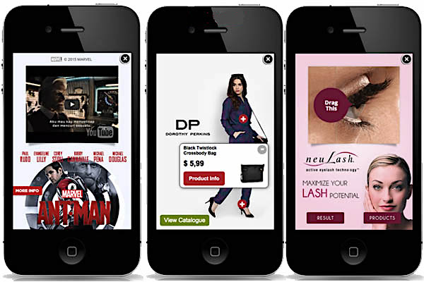 Expandable ads in mobile marketing