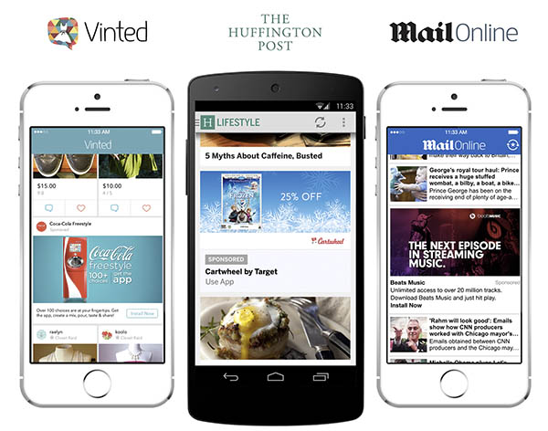 Native ads examples in mobile marketing