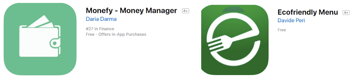 green app icons